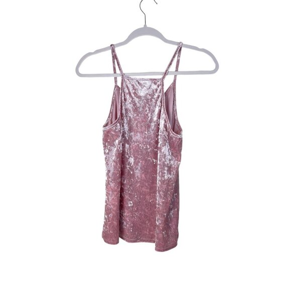 Ro&De Velvet Tank Top Burnout Pink S feminine fairy coquette - Picture 5 of 8